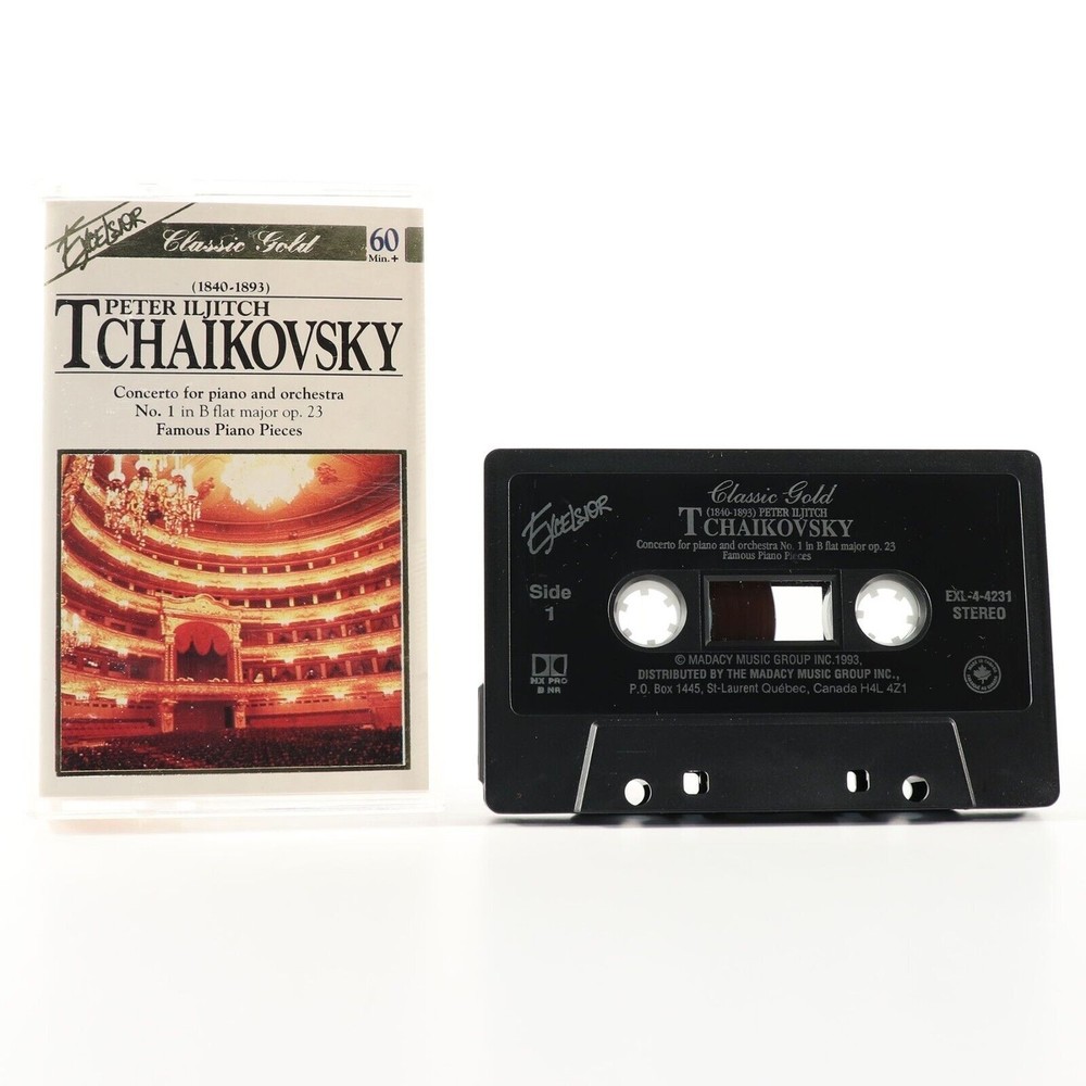 Tchaikovsky: Concerto for Piano & Orchestra No. 1 in B flat (Cassette Tape 1993) - Picture 1 of 5